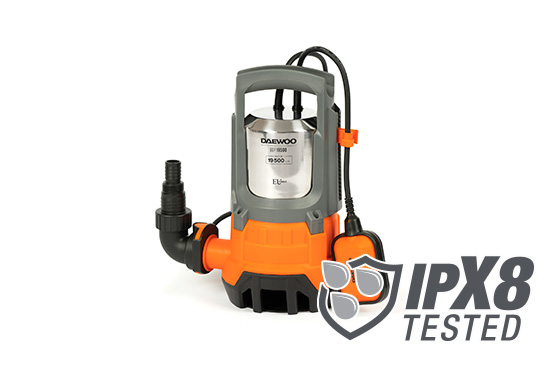 Максимальная степень защиты мотора от проникновения влаги для полной безопасности и долгого срока службы.